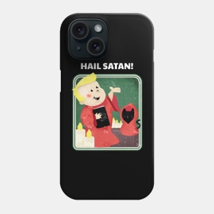 Cute Retro "Hail Satan!" Parody Phone Case