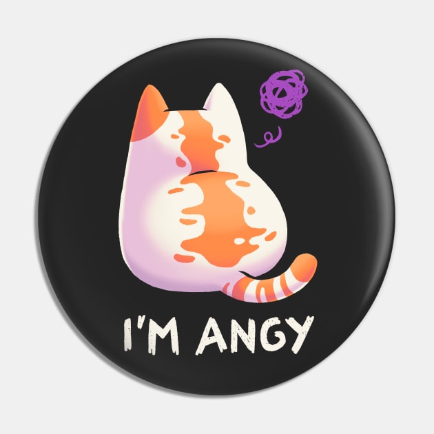 No Talk Me I'm Angry ,cute cat , angry cat , kitty' Sticker