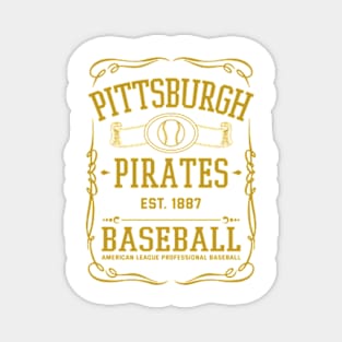 Vintage Pirates American Baseball Magnet