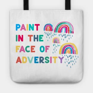 Paint Face Adversity - Rainbows Tote