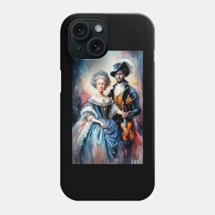 Queen Marie-Antoinette and Joseph Bologne Chevalier de Saint-Georges fictitious Phone Case