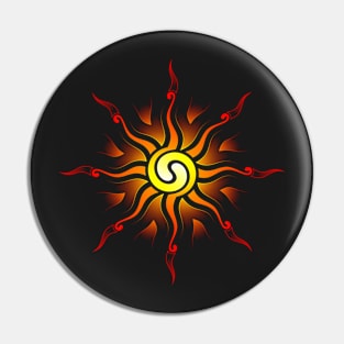 Sol invictus | Psychedeic art Pin