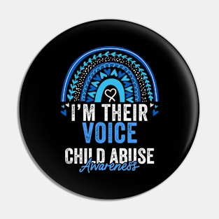 Child Abuse Prevention Awareness Month Blue Ribbon gift idea Pin