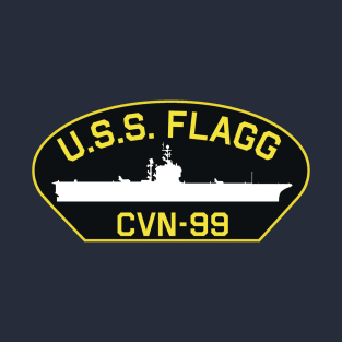 USS Flagg Patch T-Shirt