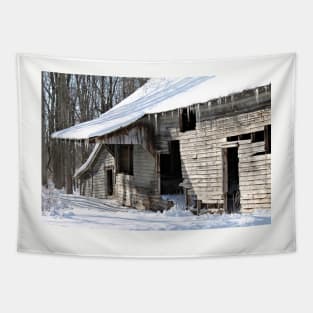 Abandoned Barn Tapestry