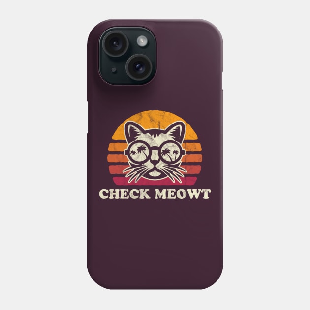 Check Meowt Phone Case by EbukaAmadiObi19