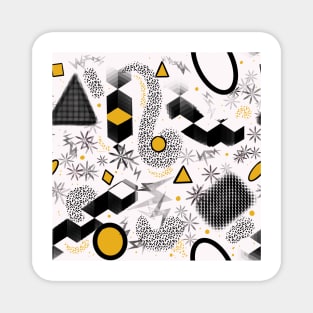 Modern Jumble Pattern Magnet