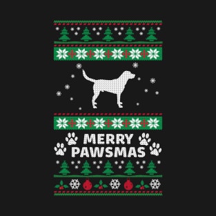 Merry Pawsmas Beagle Dog Christmas T-Shirt