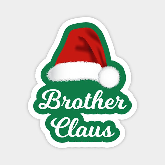 Brother Claus Funny Christmas Magnet by lightbulbmcoc