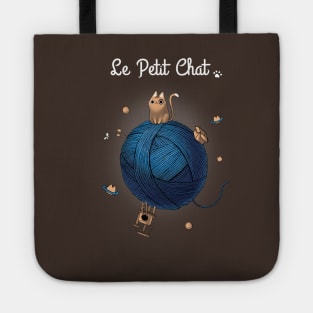 Le Petit Chat - Cute Kitty Parody - Cat in a Box Tote