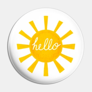 Hello sunshine print Pin