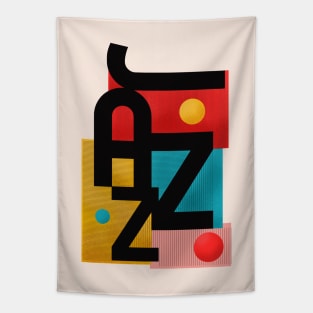 Abstract Jazz Fusion Design Tapestry