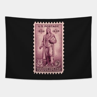 Roger Williams - Rhode Island Stamp Tapestry