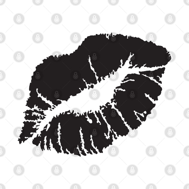 KISSING LIPS -BLACK by SELcustoms