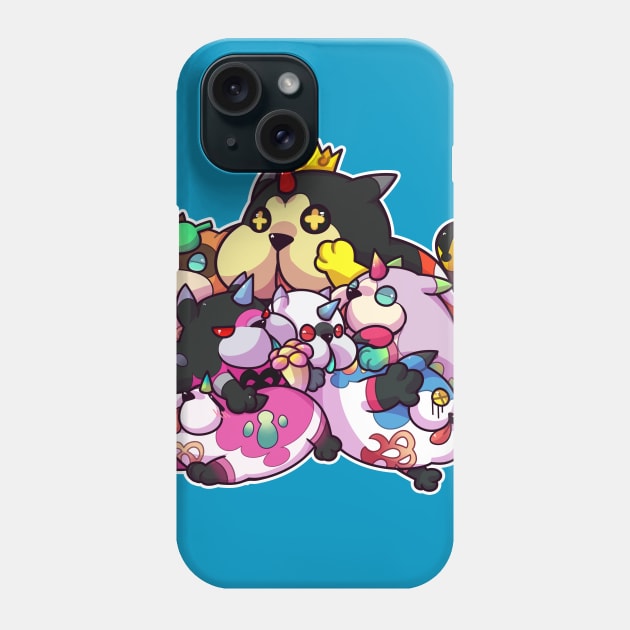 MEOW WOW PILE Phone Case by Shlimaz