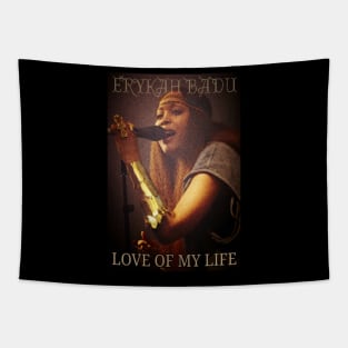 Retro wall Erykah Badu beautiful Tapestry