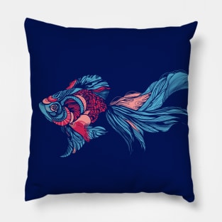 fish girl Pillow