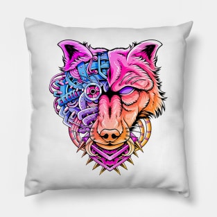 Cyberwolf Pillow