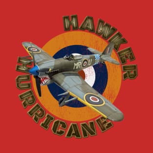 Hawker Hurricane WW2 Warbirds Warplanes T-Shirt