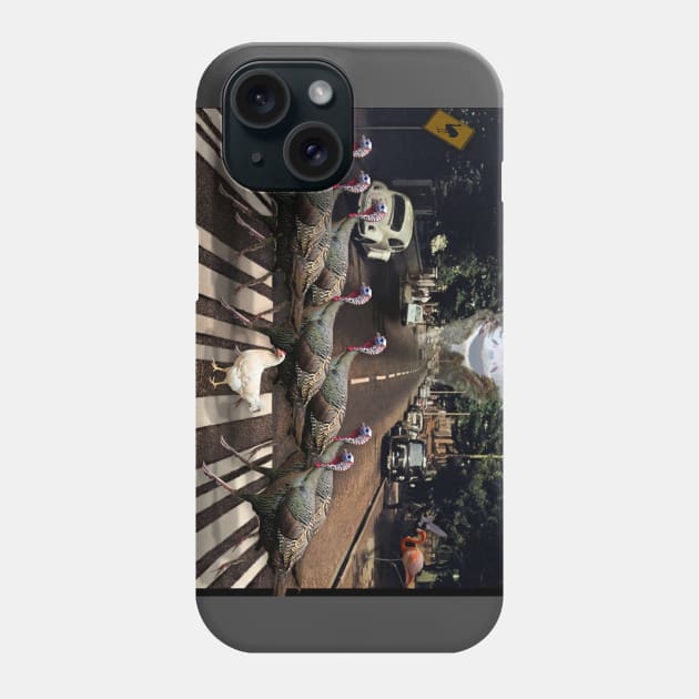 Abbey Road Without Beatles but with Birds Phone Case by Cole Hunt