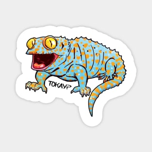 Tokay Lizard funny t shirt OKAY? Magnet