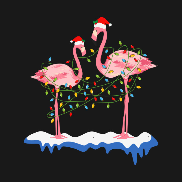 Discover Fa La La La mingo Flamingo For Christmas Xmas Pajama Holiday - Flamingo Christmas - T-Shirt