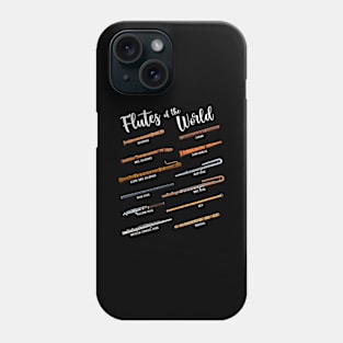 Many flutes - Flutes of the world - Flute Phone Case