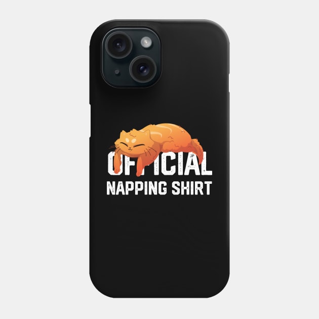 official napping shirt Phone Case by spantshirt