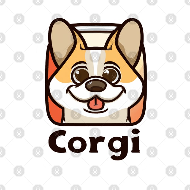 Corgi Logo by Tropical Corgi's