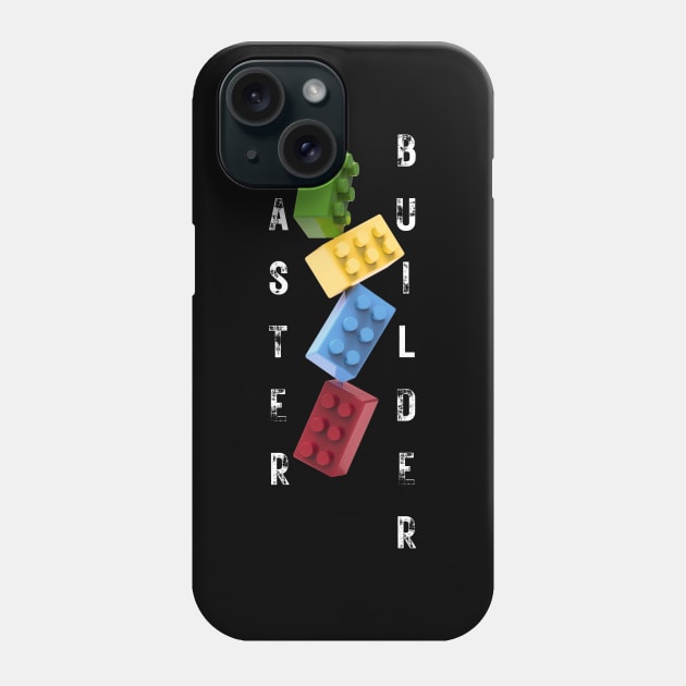 Master Builder Lego Brick Colorful Design Phone Case by Pastel Potato Shop