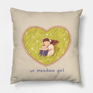 Meadow Girl Pillow