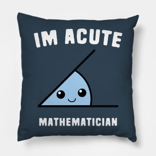 Acute Mathematician Pillow