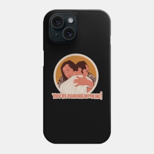 One Flew Over the Cuckoo's Nest Tribute Tee - Jack Nicholson & Chief Bromden Illustration Phone Case