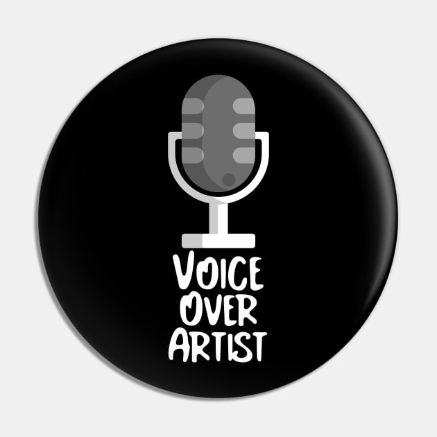 Voice Over Artist, darker Pin by Salkian @Tee