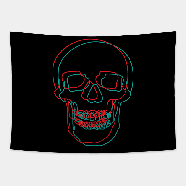 skull Tapestry by WRDY