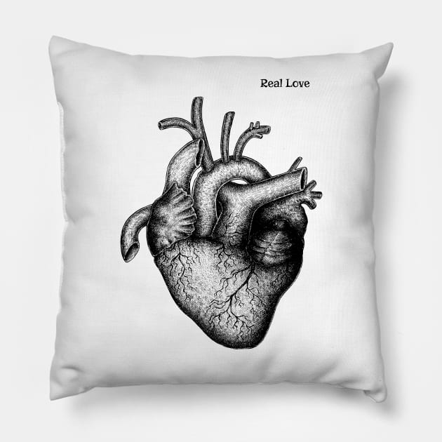 Real Love Pillow by eugeniahauss