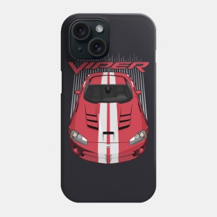 Viper SRT10-metallic red and white Phone Case