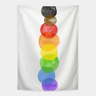 Rainbow Pride Bubbles Tapestry