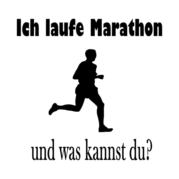 Ich laufe Marathon und was kannst du? by NT85