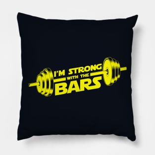 Cool Fitness Gym Workout Lifting Quote Pillow