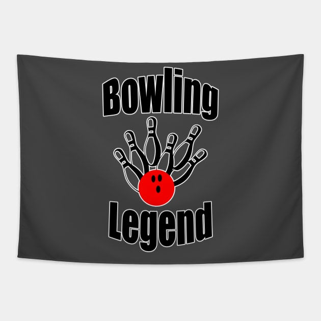 Bowling Legend Tapestry by MissMorty2