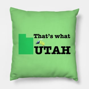 Green UTAH Pillow