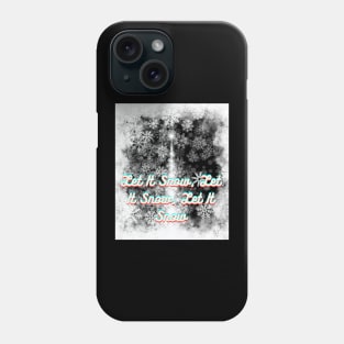 The Magic of Snowflakes Phone Case