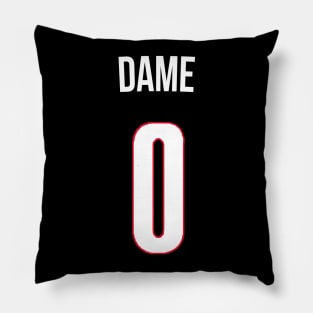 Damian Lillard 'Dame' Nickname Jersey - Portland Trailblazers Pillow