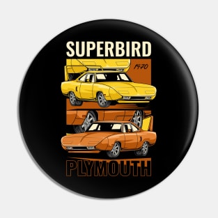 1970 Plymouth Superbird Muscle Car Pin