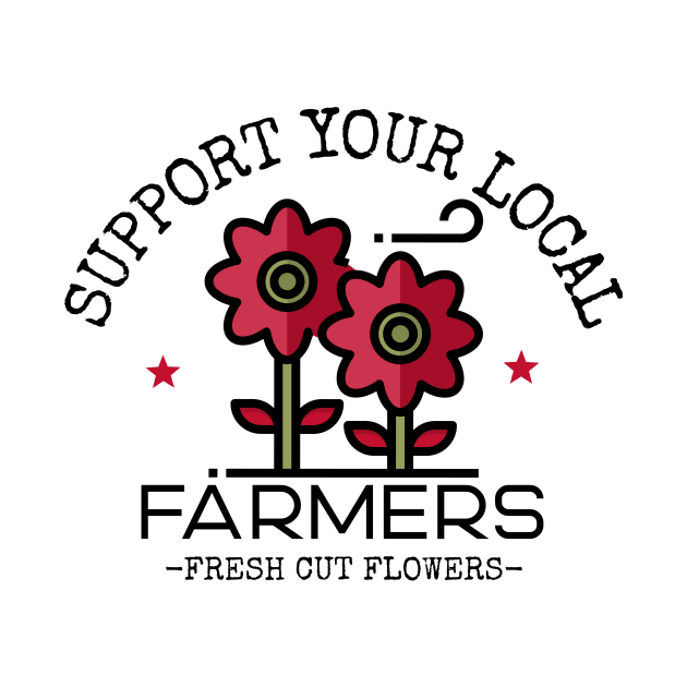 Support Your Local Farmers by Mountain Morning Graphics