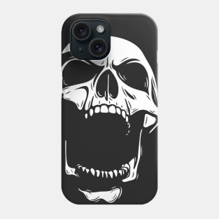 Fury Skull (black) Phone Case