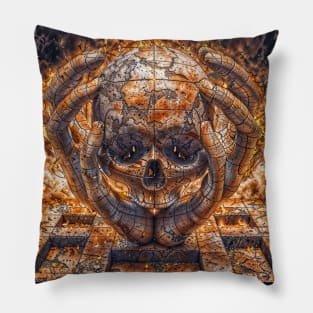 Echoes of Another Universe: Surreal Art Pillow