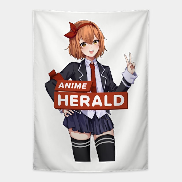 Anime Herald's Hera-chan ✌️ Tapestry by Anime Herald