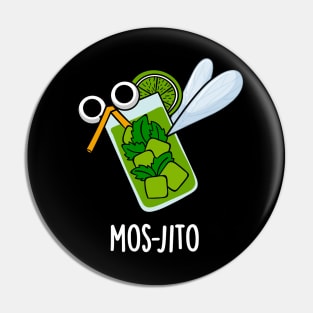 Mos-jito Cute Mojito Drink Pun Pin